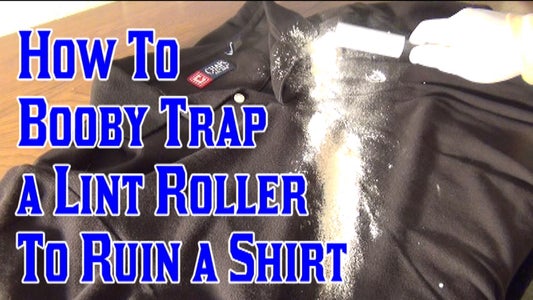 How to Booby Trap a Lint Roller