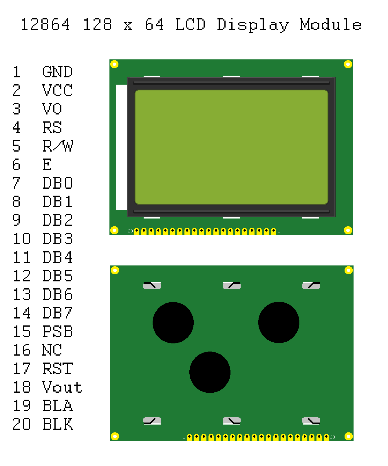 テストテスト Testing a Graphic LCD Module : 8 Steps (with Pictures) - Instructables