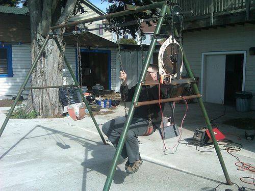 A Swing Set That Generates Electricity