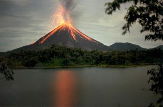 Vulkanische Eruptionen