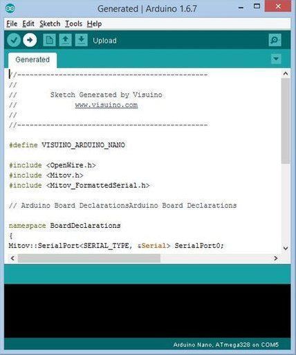 Generate, Compile, and Upload the Arduino Code photo 2 Generate, Compile, and Upload the Arduino Code photo 2
