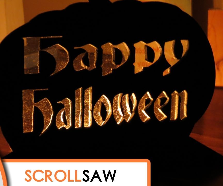 Happy Halloween Tealight Silhouette