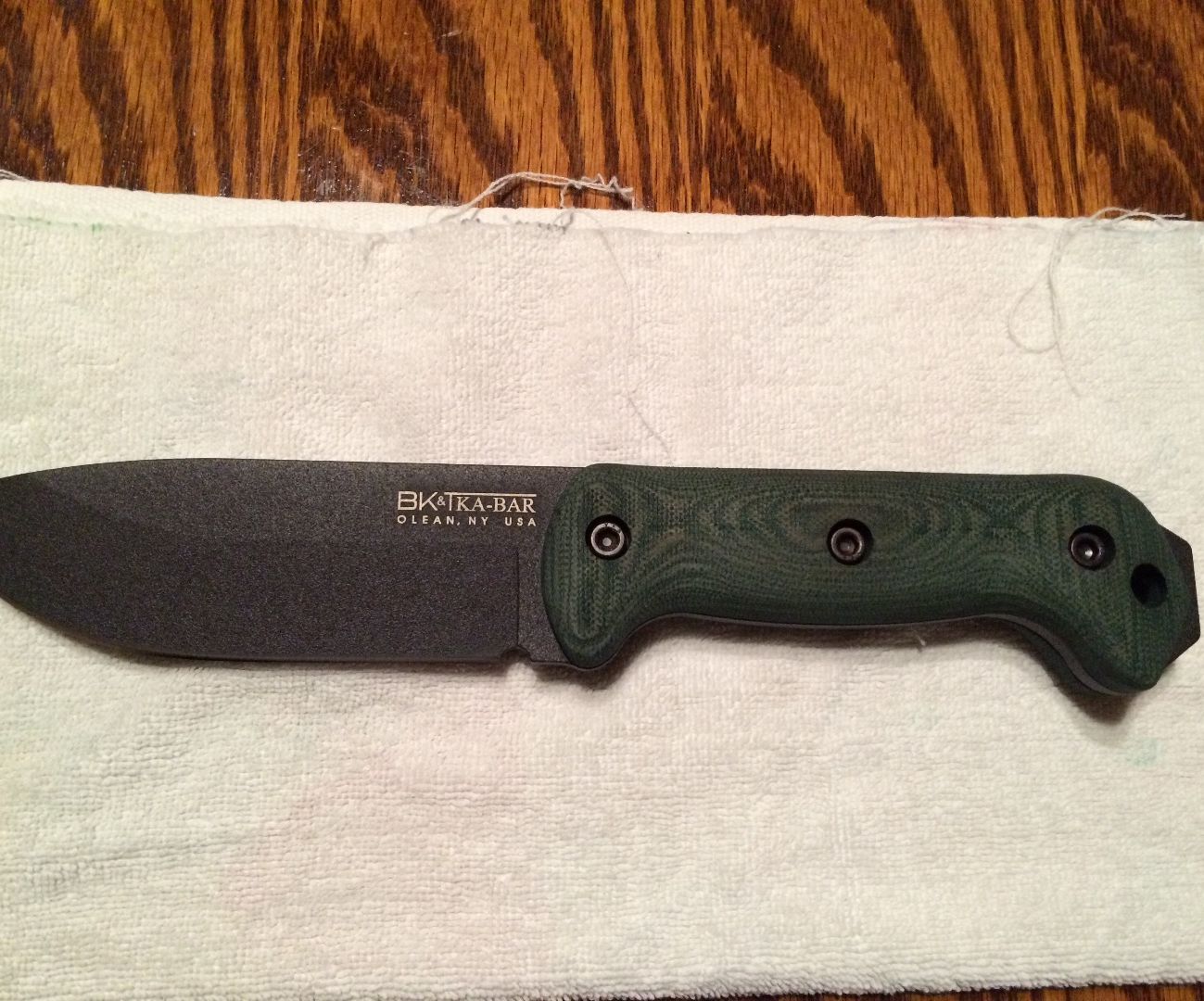 Dyeing a Genuine Micarta Knife Handle