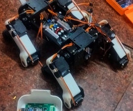 Quadruped Robot - Alpha! ESP32 Based Spot Micro Robot.