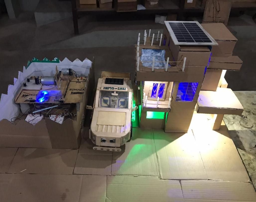 Creating a Cardboard House From a Used Box