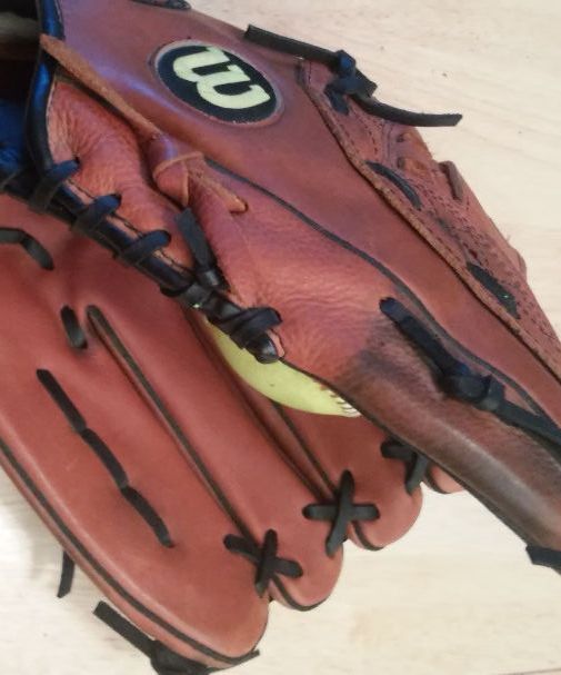Conditioning a Softball Mitt