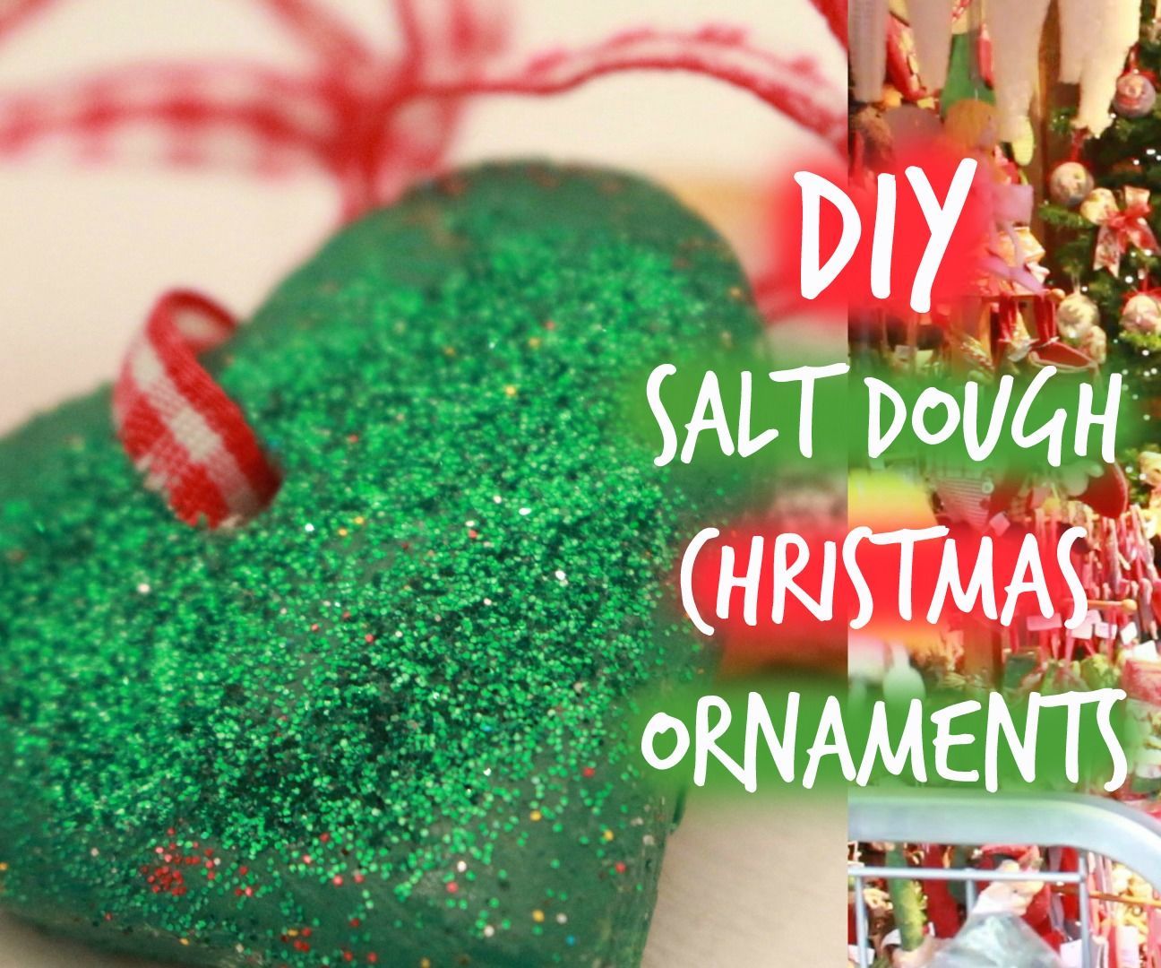 German inspired salt dough xmas ornaments