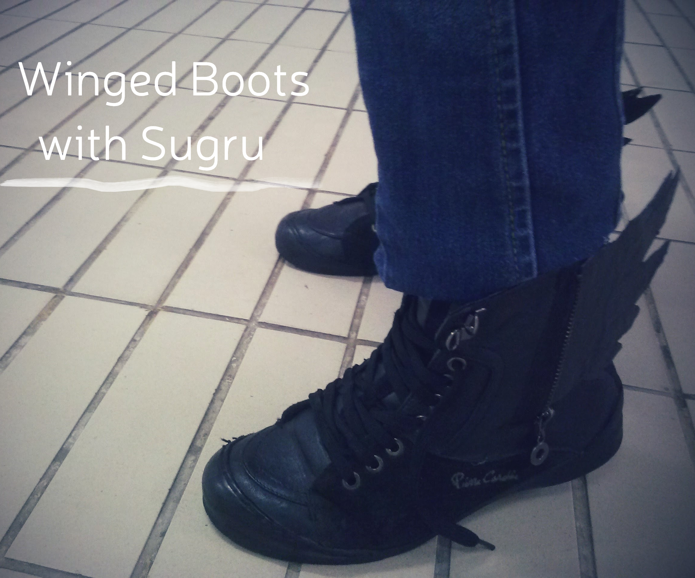 Winged Boots With Sugru