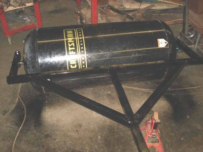Homemade Lawn Roller 