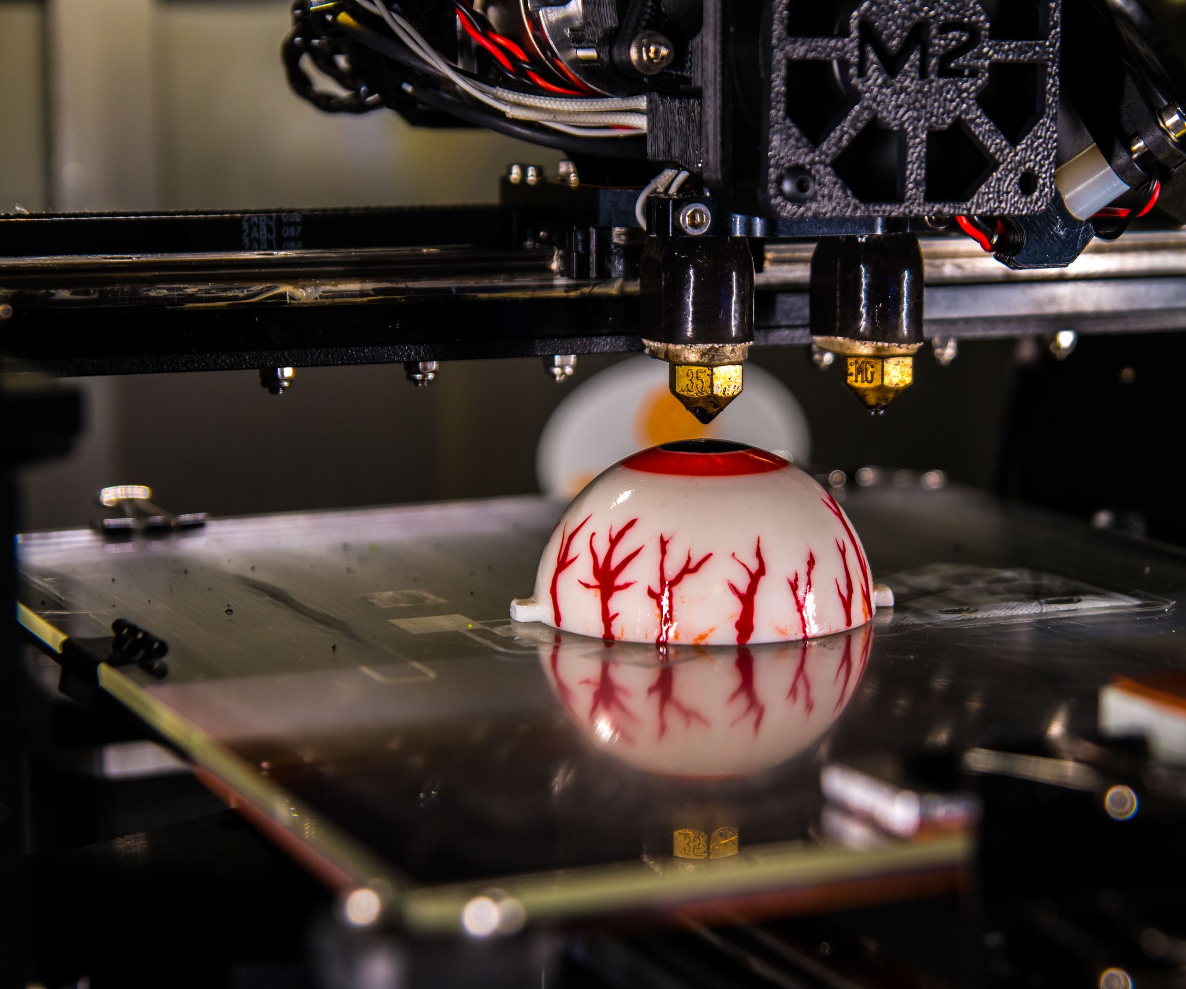Creepy 3d Printed LED Eyes (wear-able)