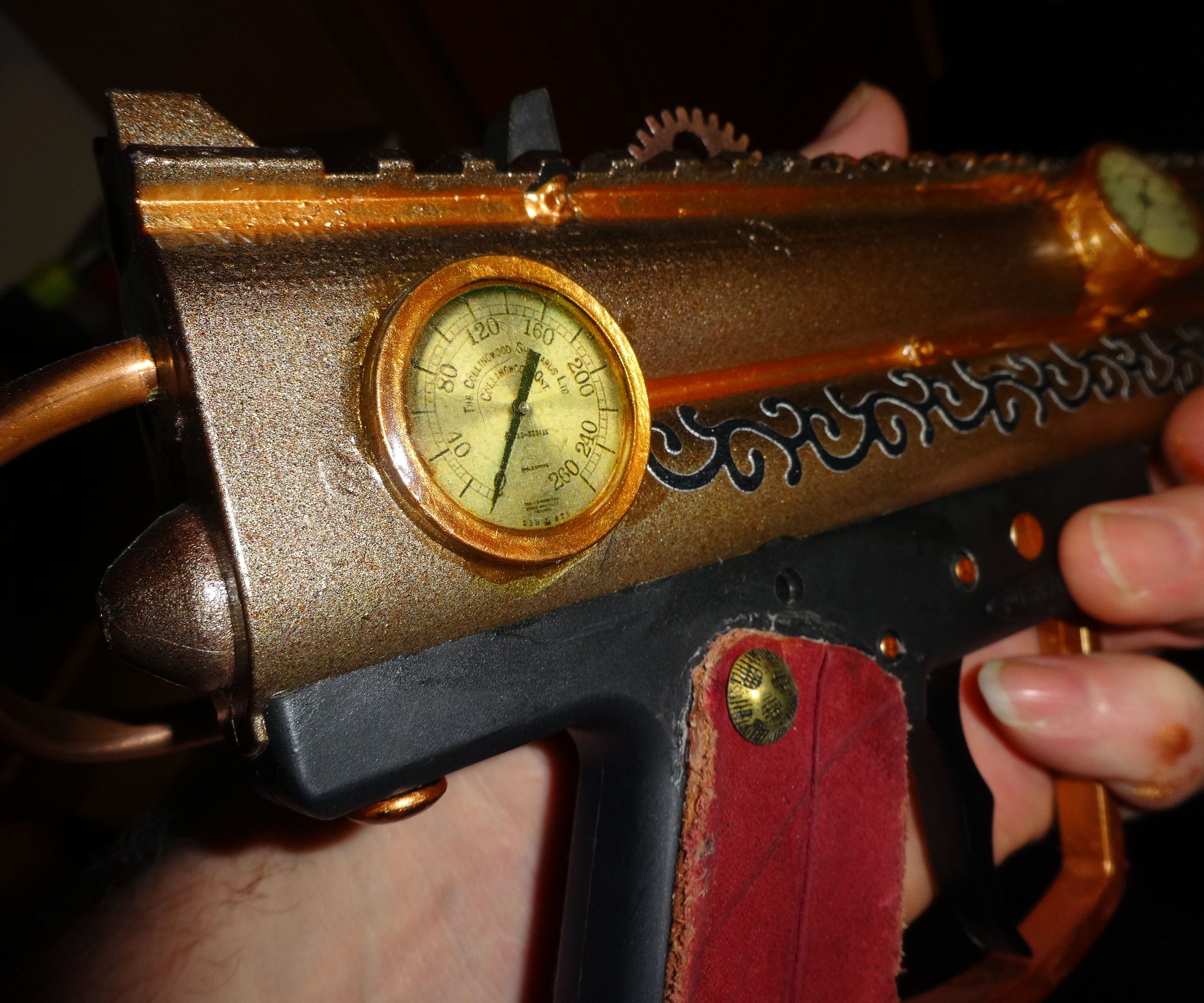 $1 Steampunk Pressure Gauge