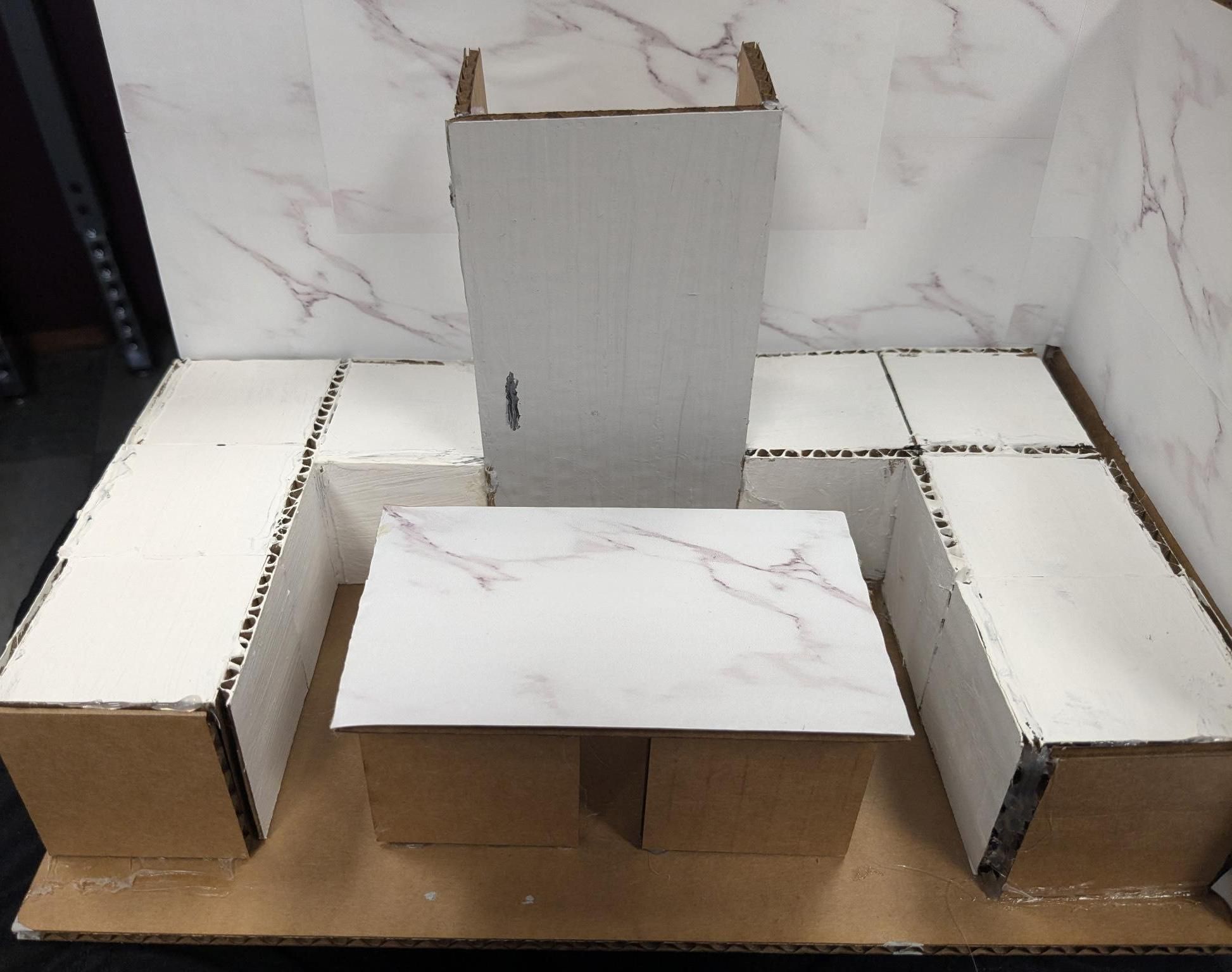 Mini Cardboard Kitchen