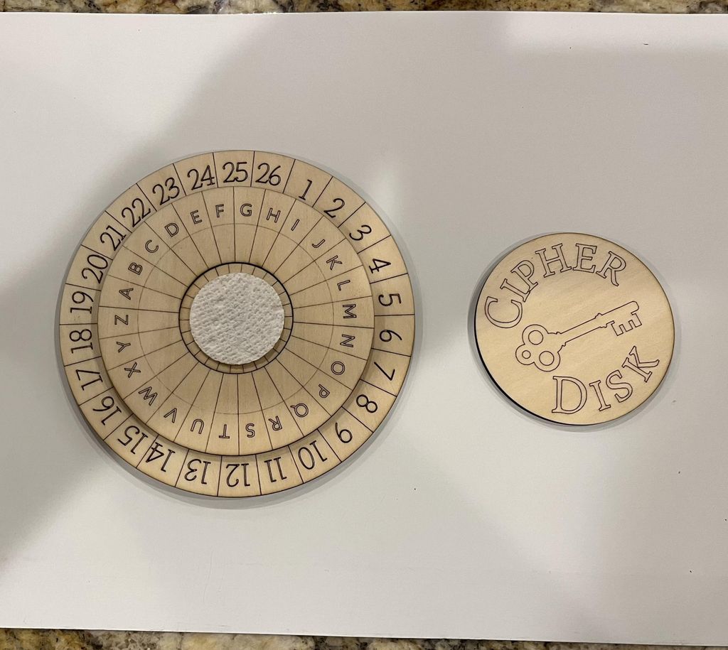 Spy Decoder Ring Hide & Seek Cipher Decoder Ring - Laser Engraved ...