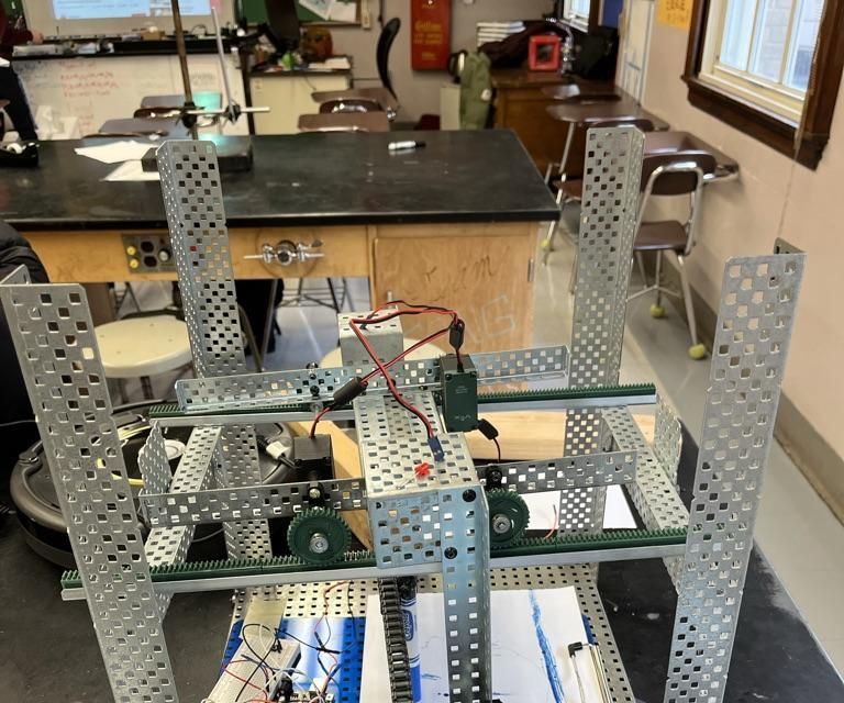 Arduino and Vex Spiral Graph by Ben and Darin