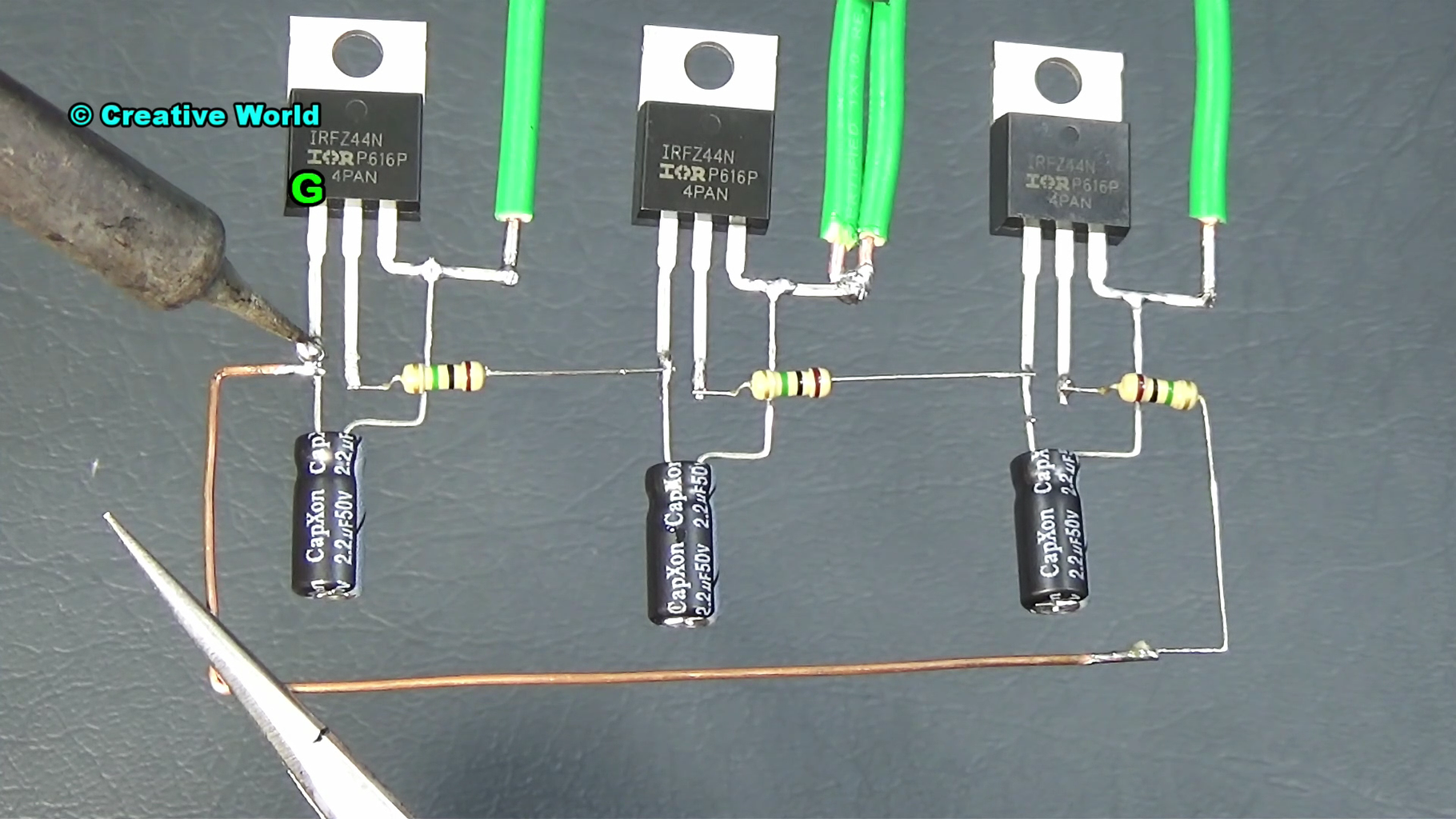 Simple Electronics Project Using Mosfet Circuit Diagram