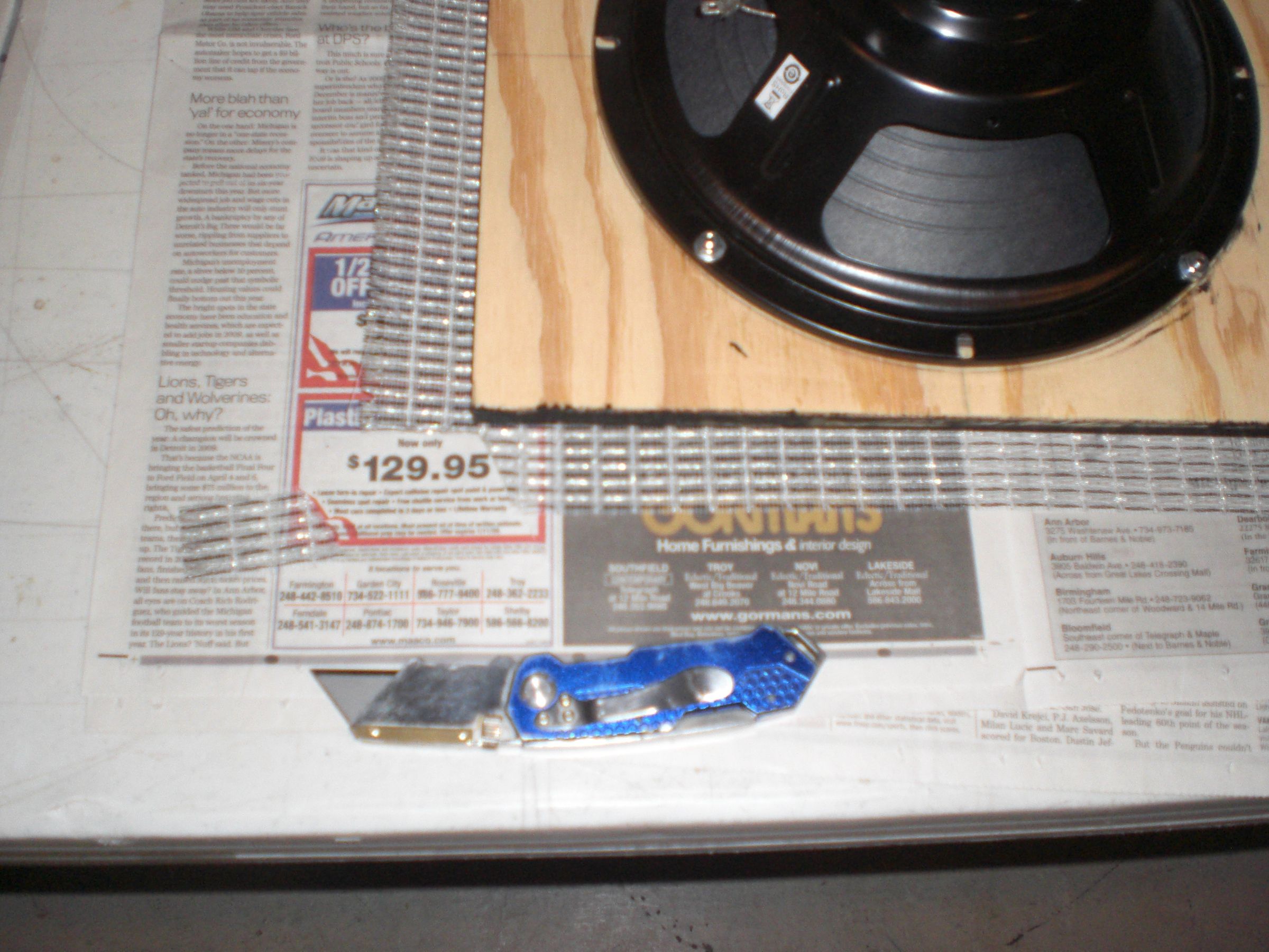 Making a Speaker Baffle for a Guitar Amplifier 11 Steps Instructables