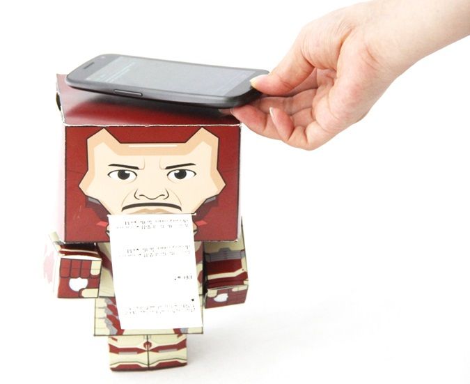 Paper Man: a Machine Created by Arduino and NFC.