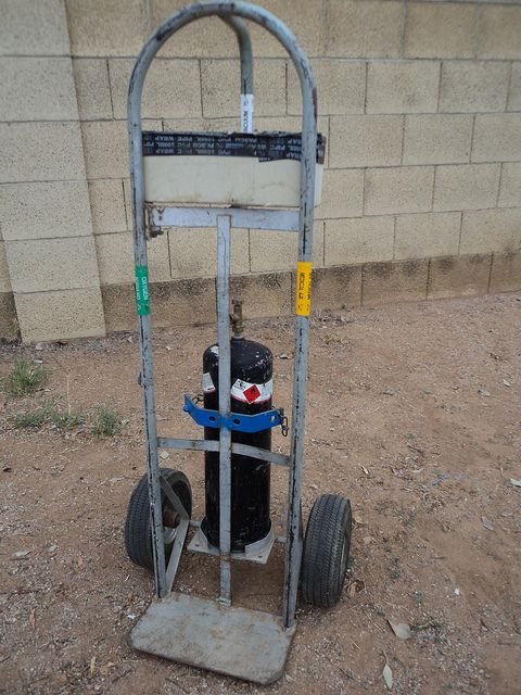 OSHA Safe Acetylene Dolly.