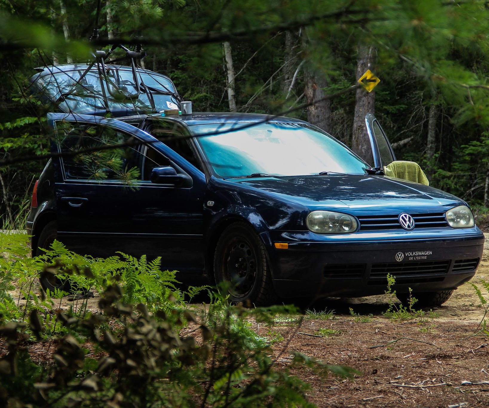 VW Golf Tiny Roadtrip House