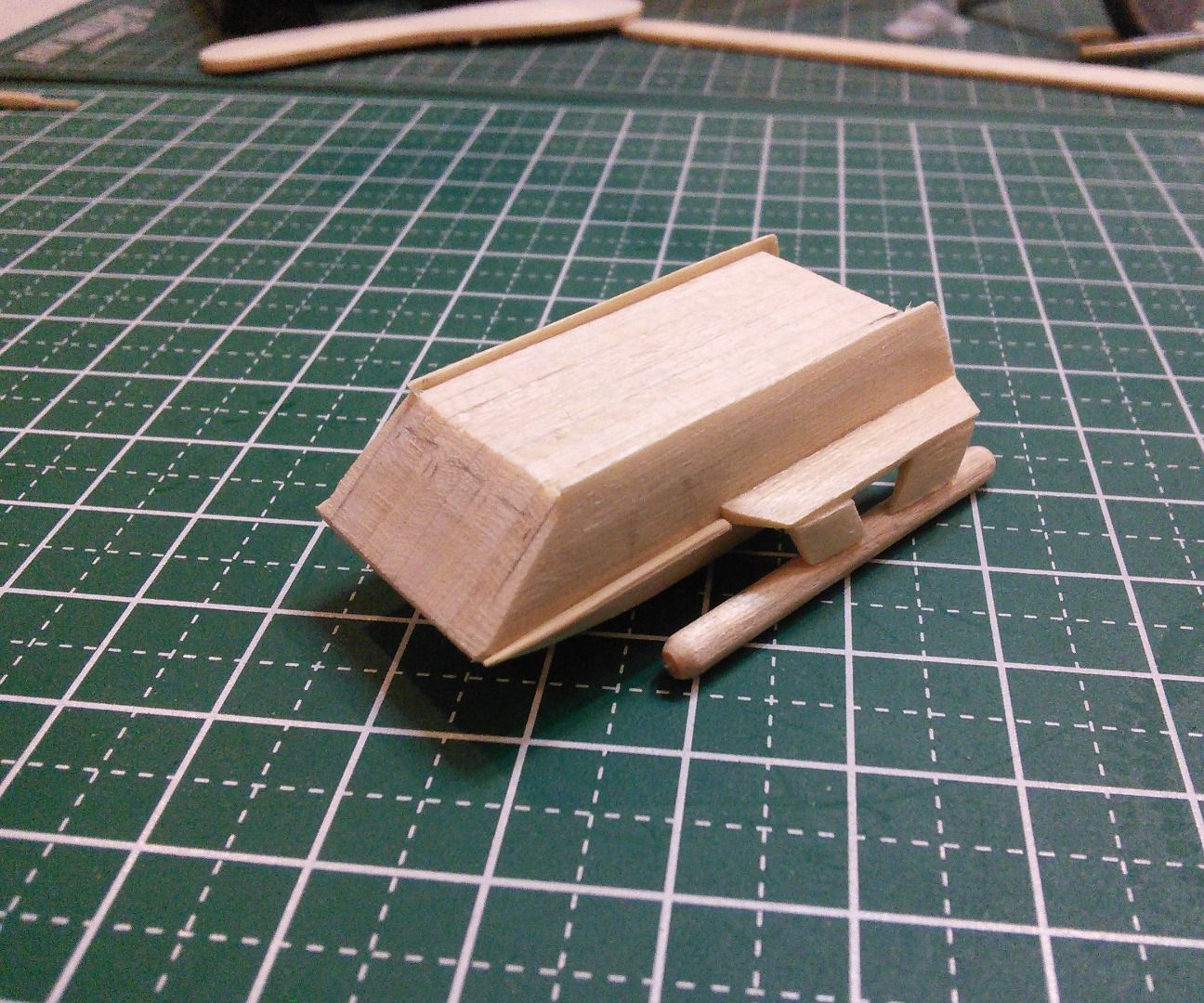 Mini Star Trek Galileo Shuttlecraft Popsicle Stick Model