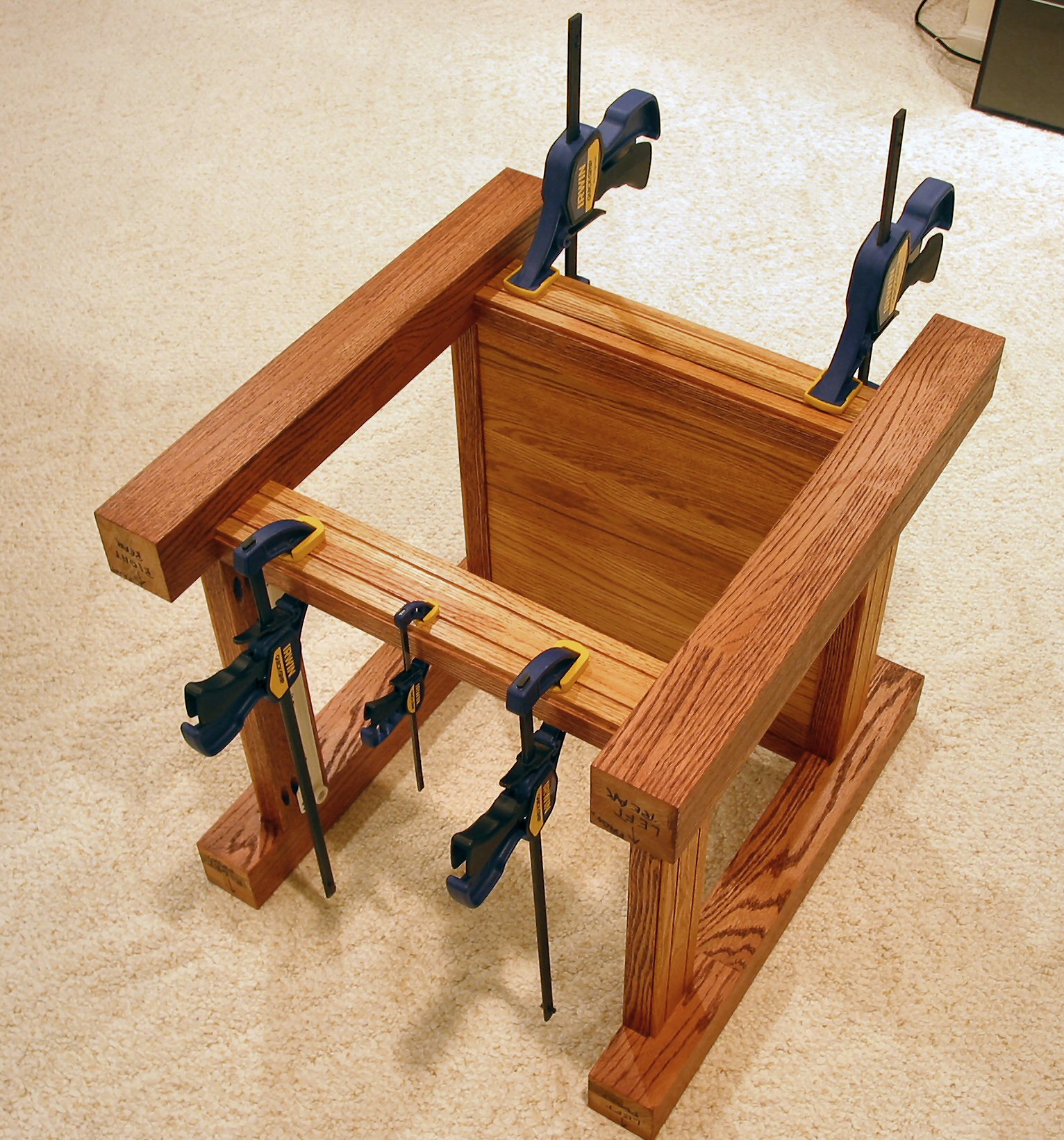 Oak & Glass Display Top End Table 13 Steps (with Pictures