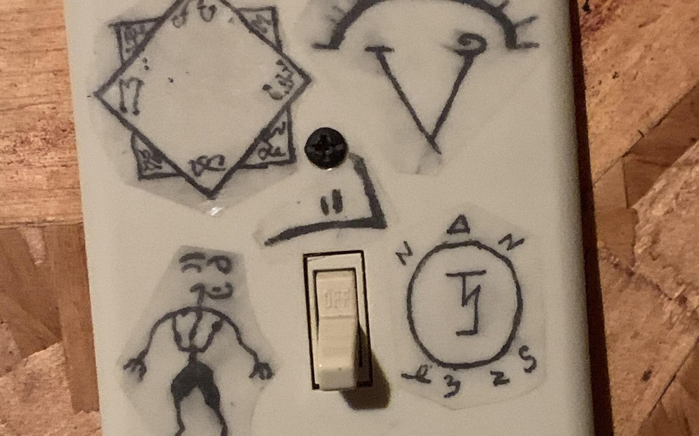 Glowing/Personalized Light Switch Cover 