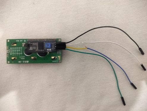 LCD Wiring
