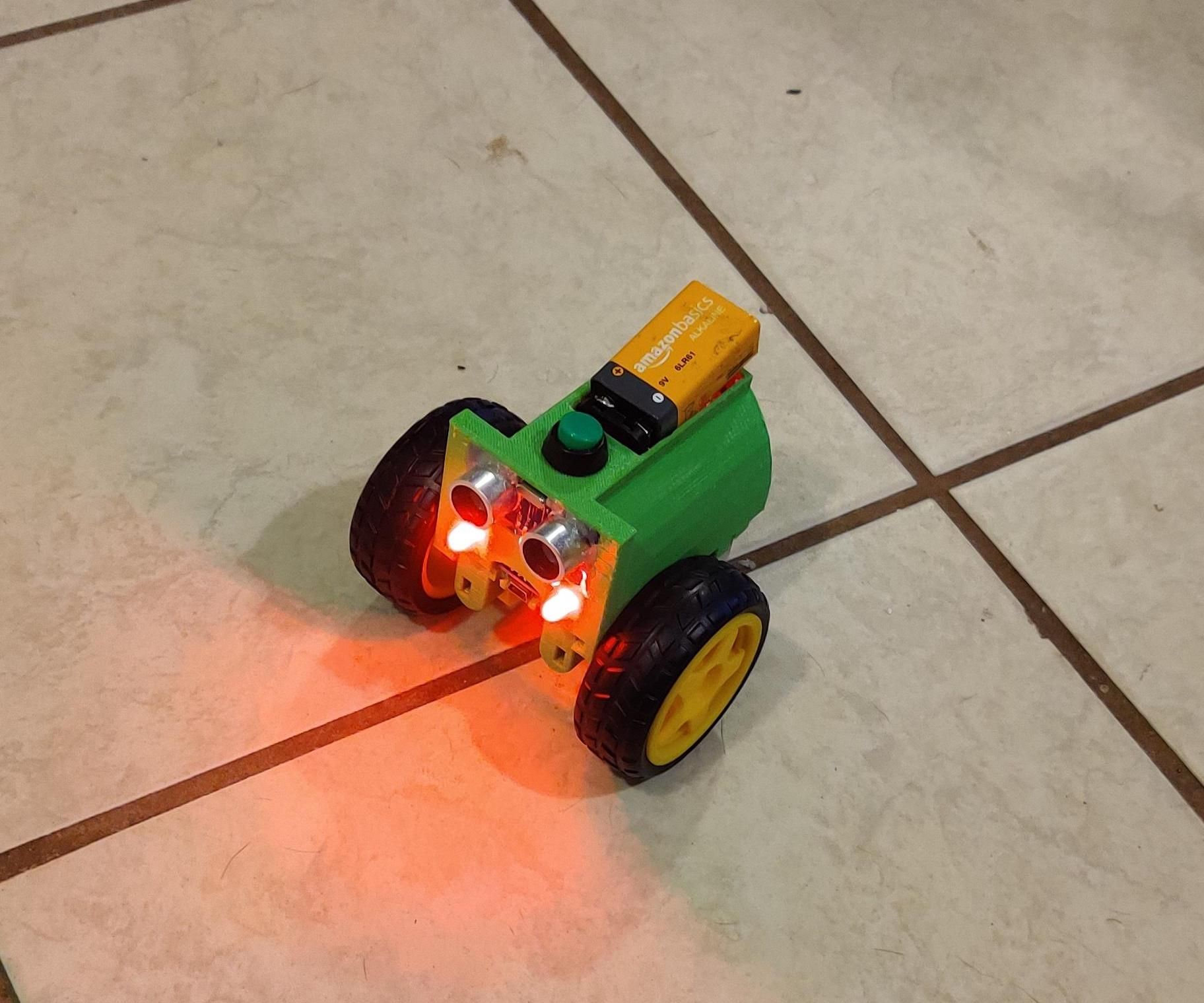 Arduino Nano Powered 3D Printed Robot Car.