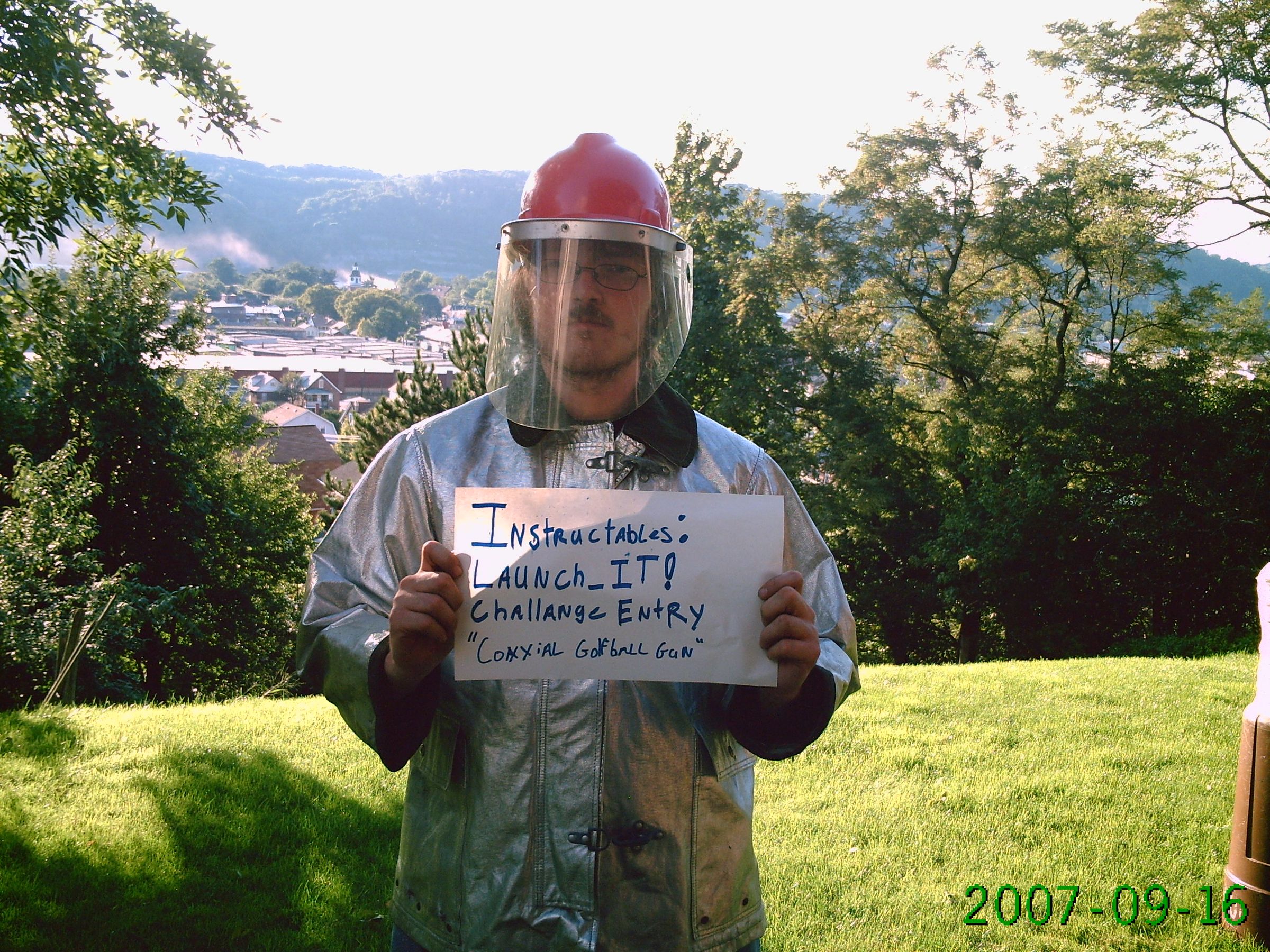 A Coaxial Golfball Cannon