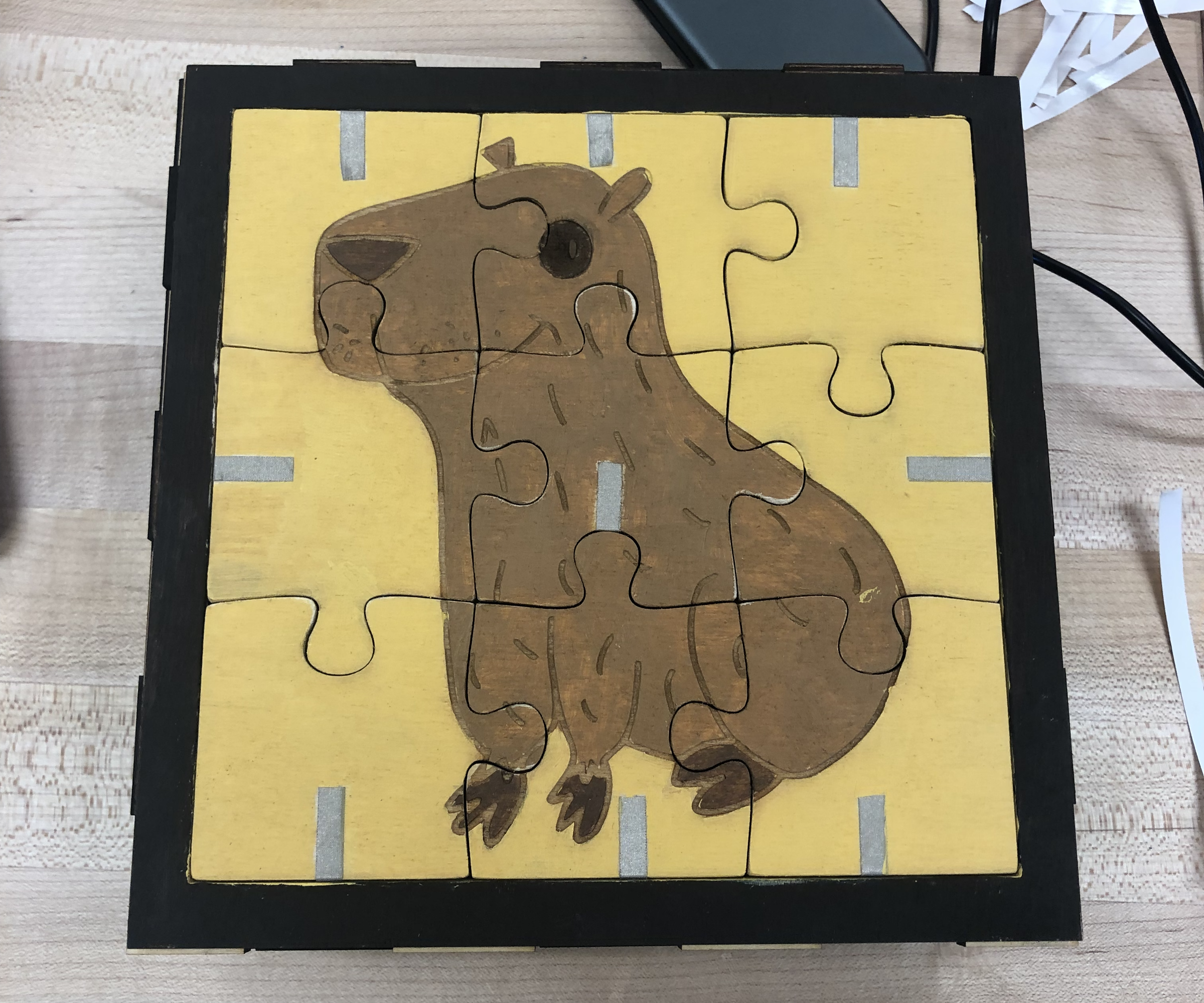 Capybara Interactive Puzzle