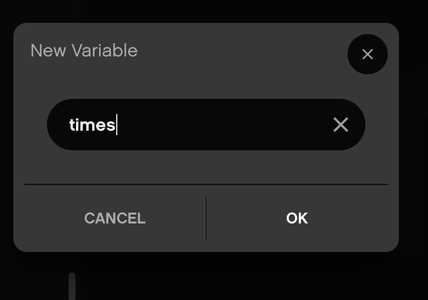 Write Word (Block) Code: Set Up Variables