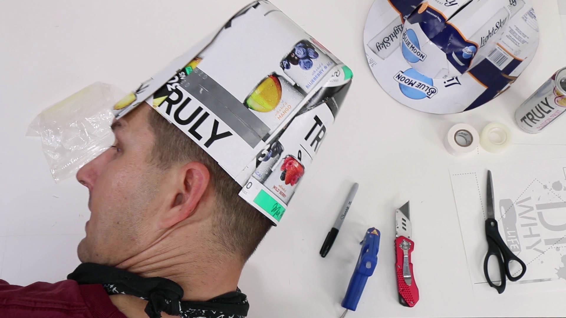 Beer Box Cardboard Cowboy Hat 13 Steps (with Pictures) Instructables