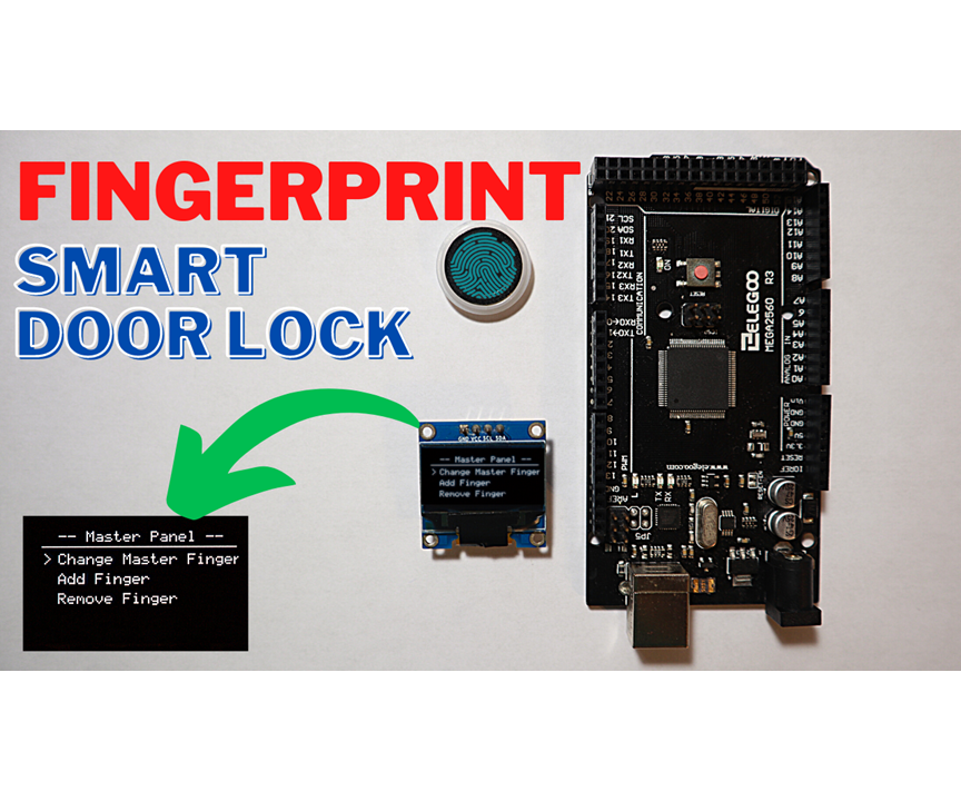 Fingerprint Smart Door Lock With OLED | Arduino