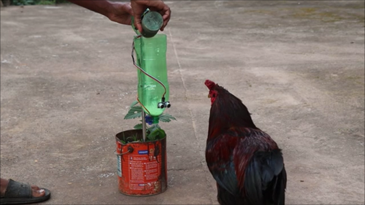 Chicken Device DIY Automatic Food Dispenser for Chickens and Pets : 7 Steps (with ...