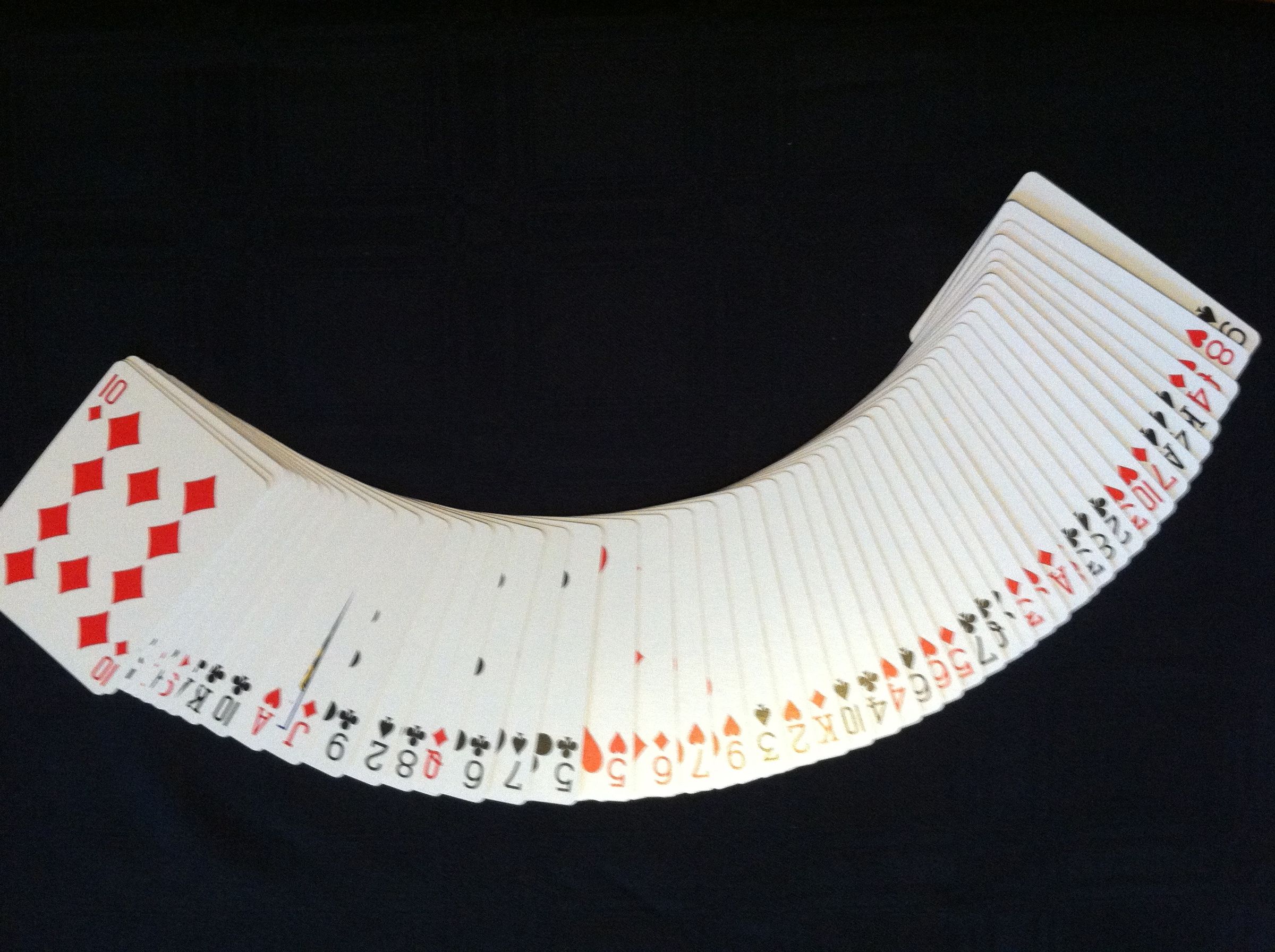 Spread A Deck Of Cards 3 Different Ways!