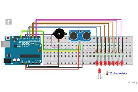 Arduino Ultrasonic Sensor HC-sr04 Led + Bookshelf Light Project : 4 ...