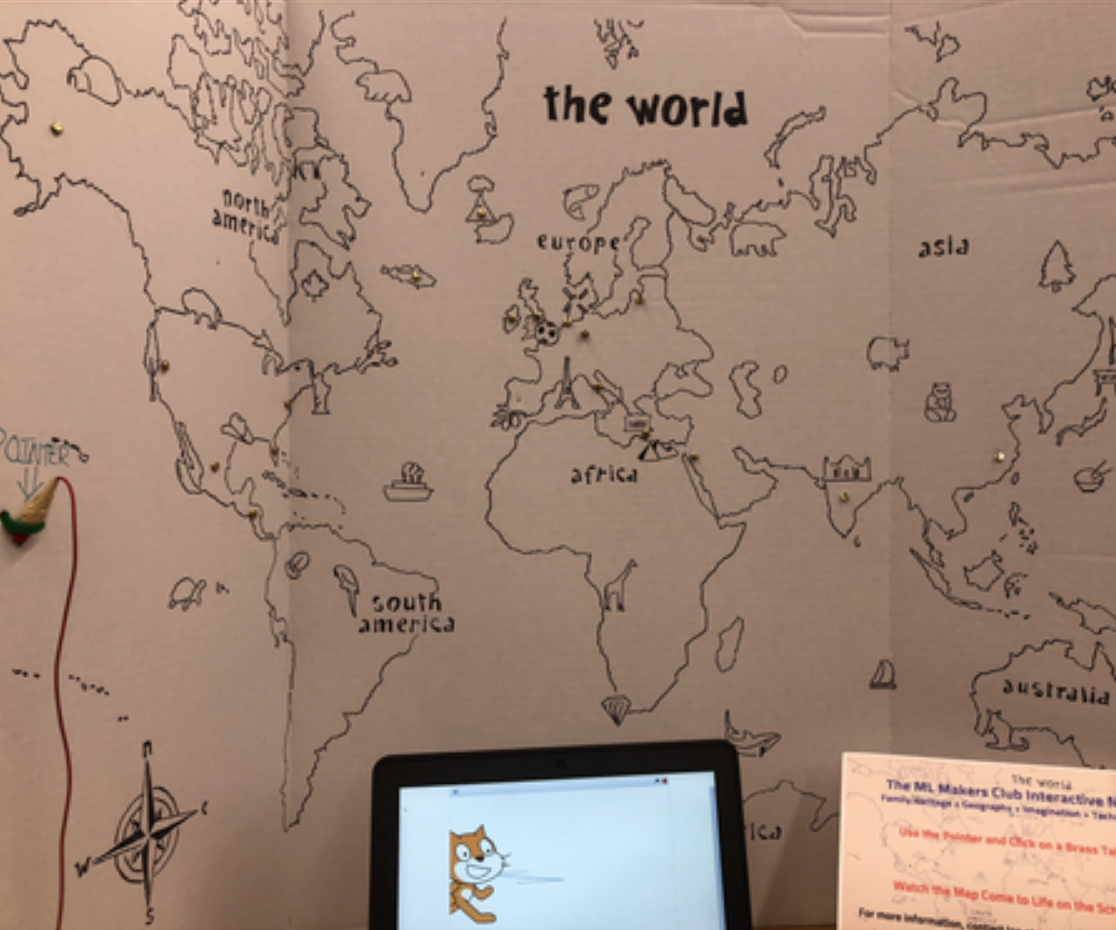 Interactive MaKey MaKey Global Map