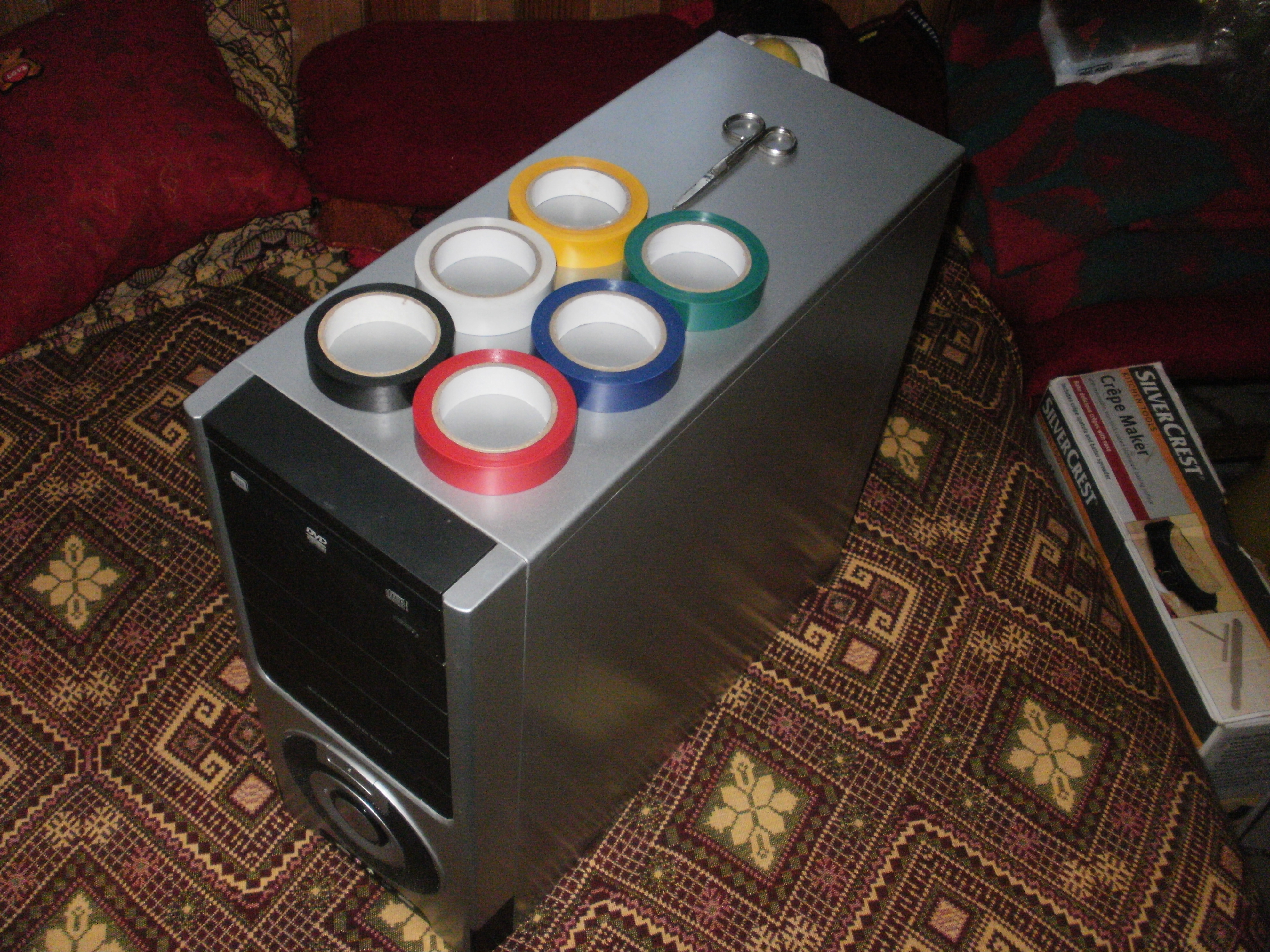 Duct Tape PC Case Mod 6 Steps Instructables
