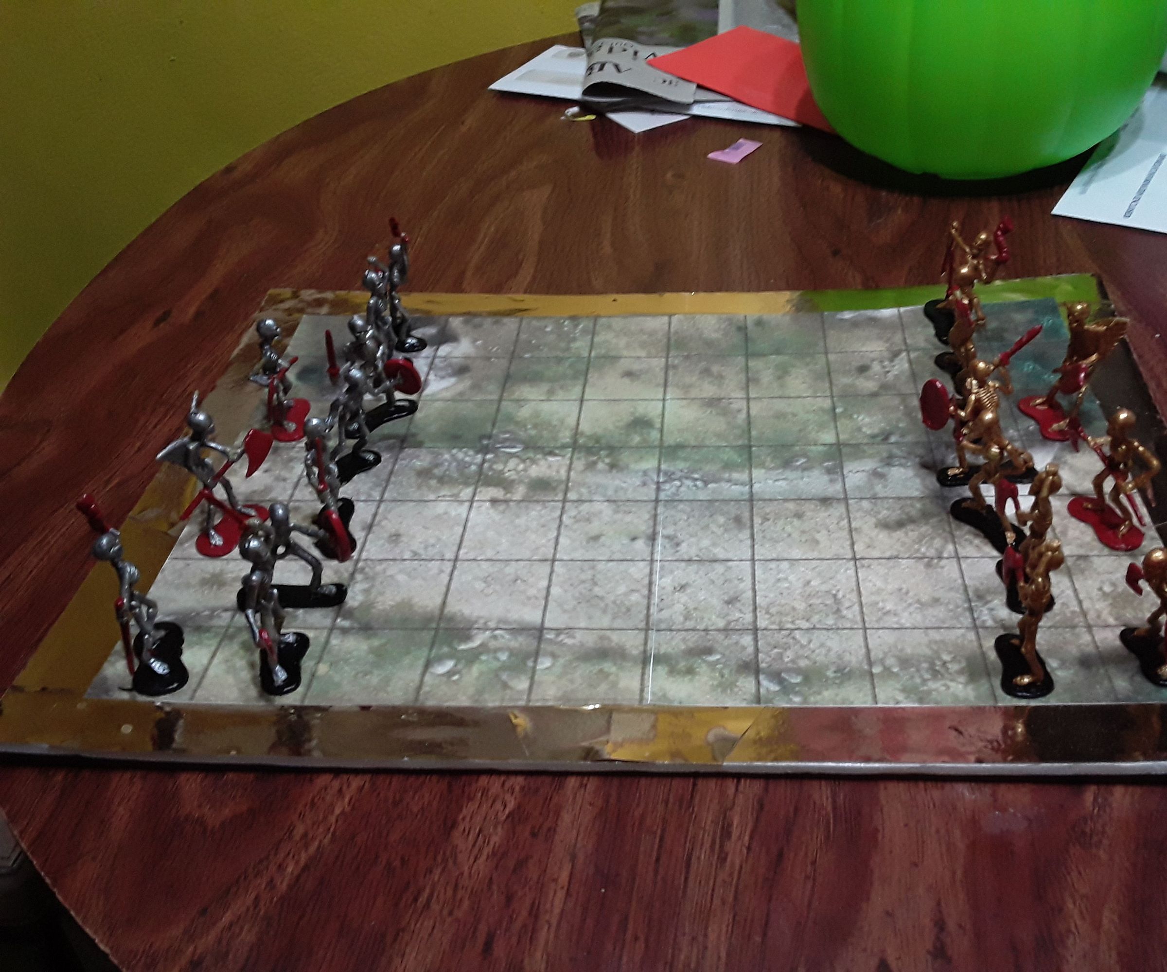 Skeleton Wars Board Game.