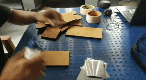 Stick All Pieces and Assemble