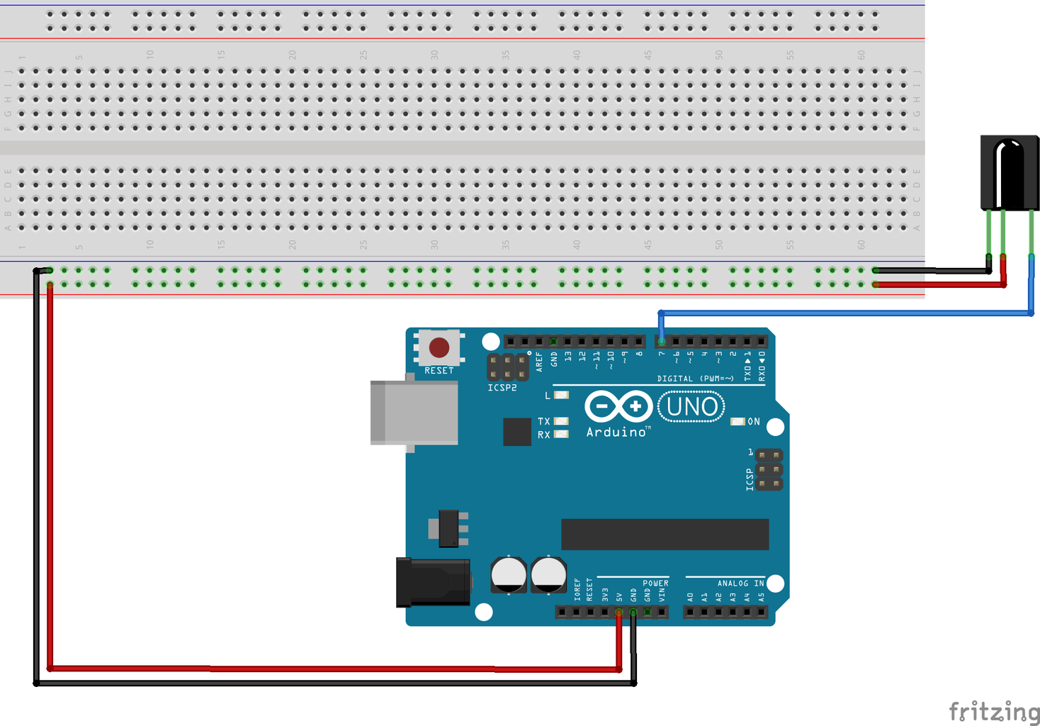 Infrared Communication Lab : 10 Steps Circuit Diagram