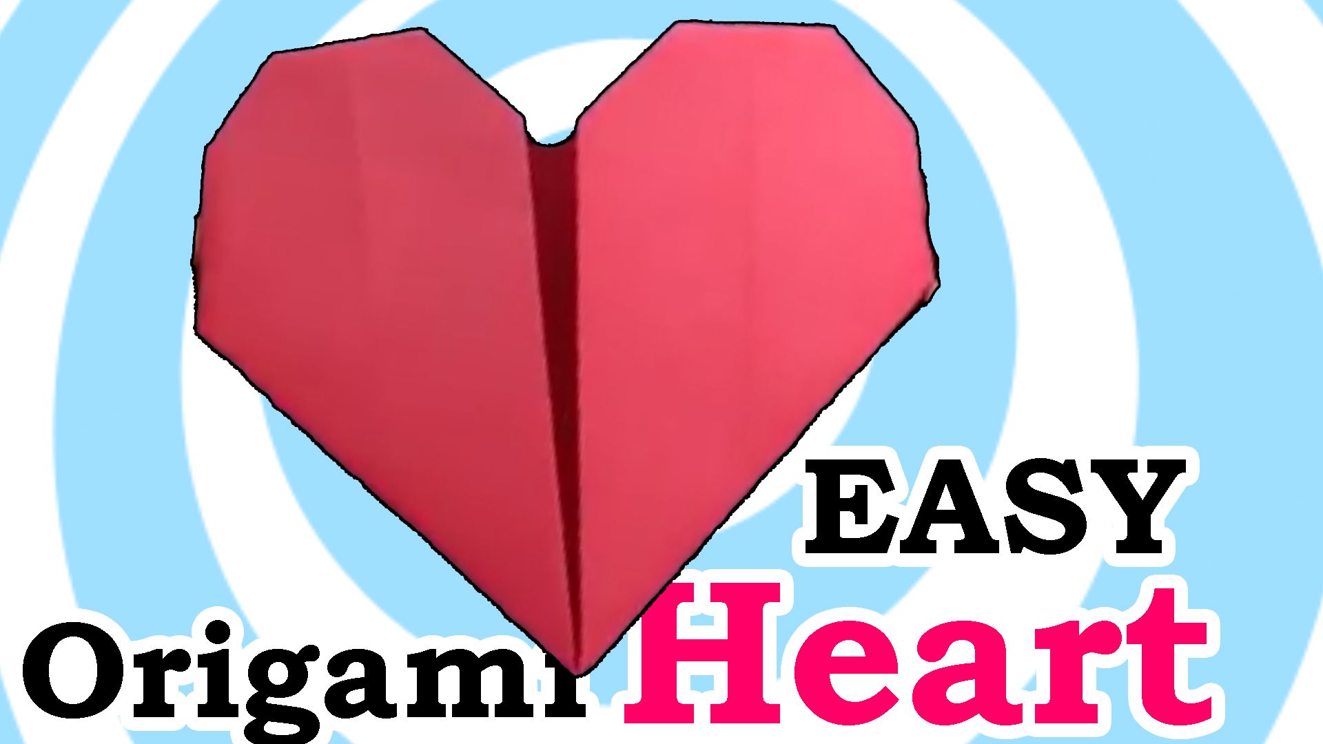 Easy Origami Heart - Video Tutorial