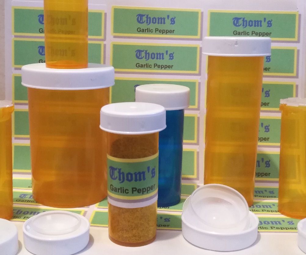 Spice Shaker From Pill Bottle