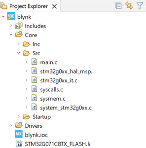 In the STMCube IDE