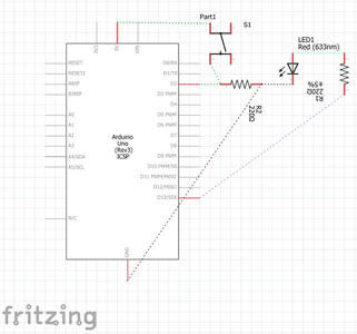 LED Blinking With a Push Button - Instructables