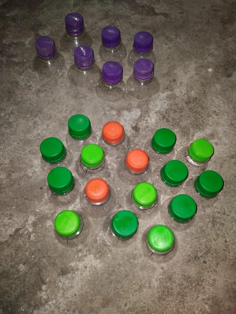 Arrange the Bottle Tops