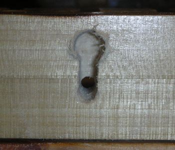 Pocket Key Screw Hole