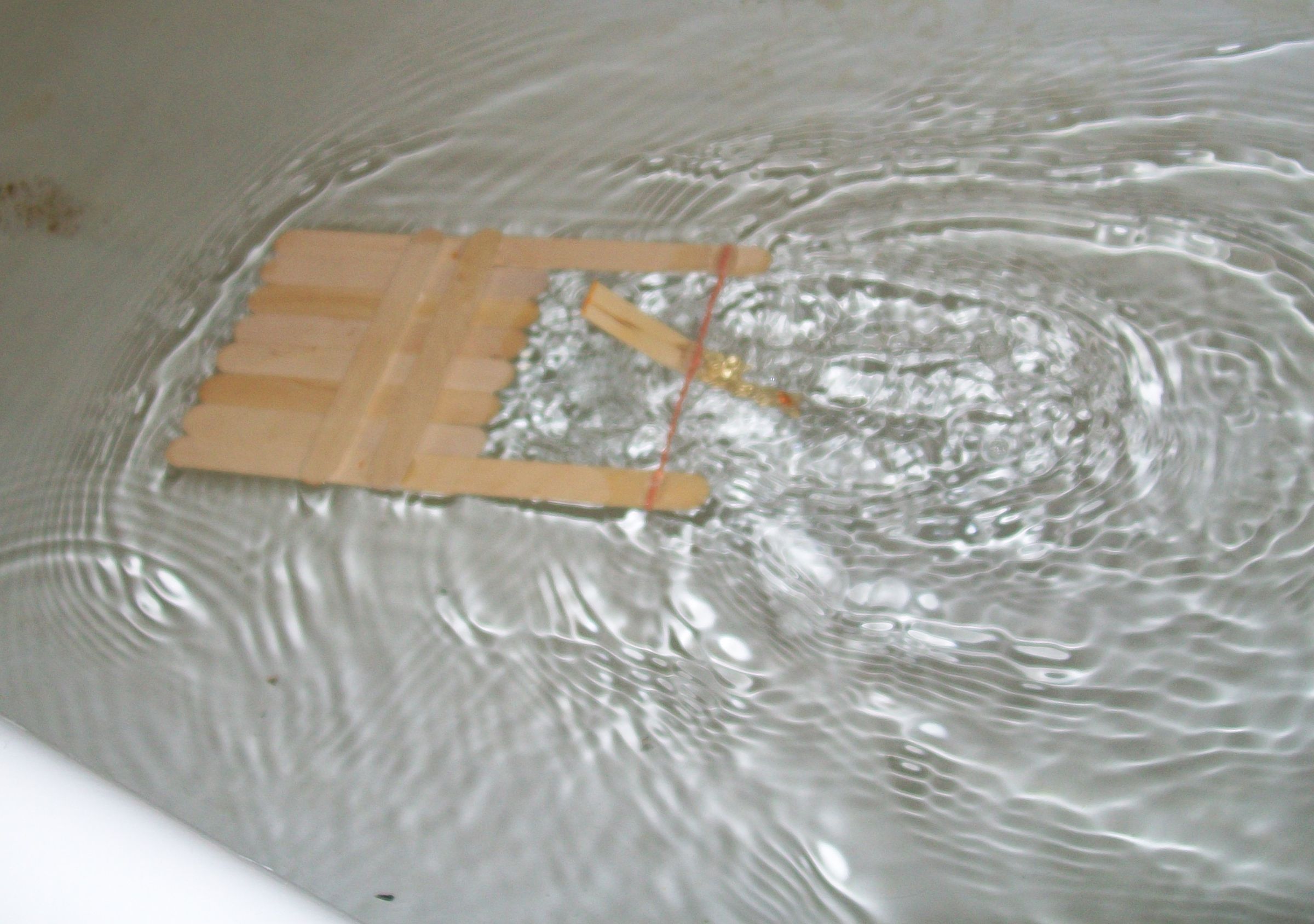 Popsicle Stick Motorboat