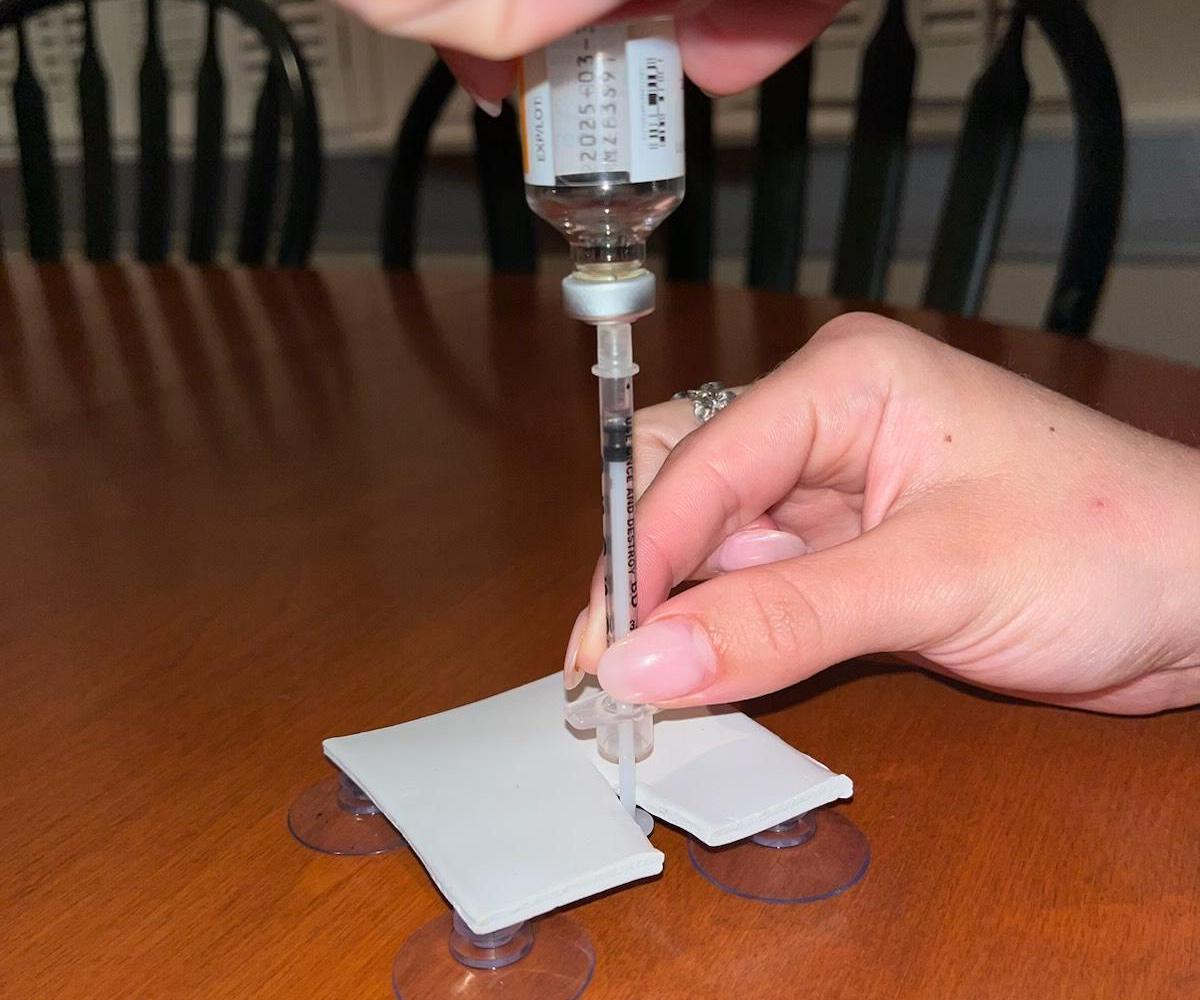 Syringe Drawing Aid - "Insulin Draw Ez"