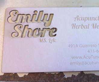 Lasercutting Business Cards:  Empty Space